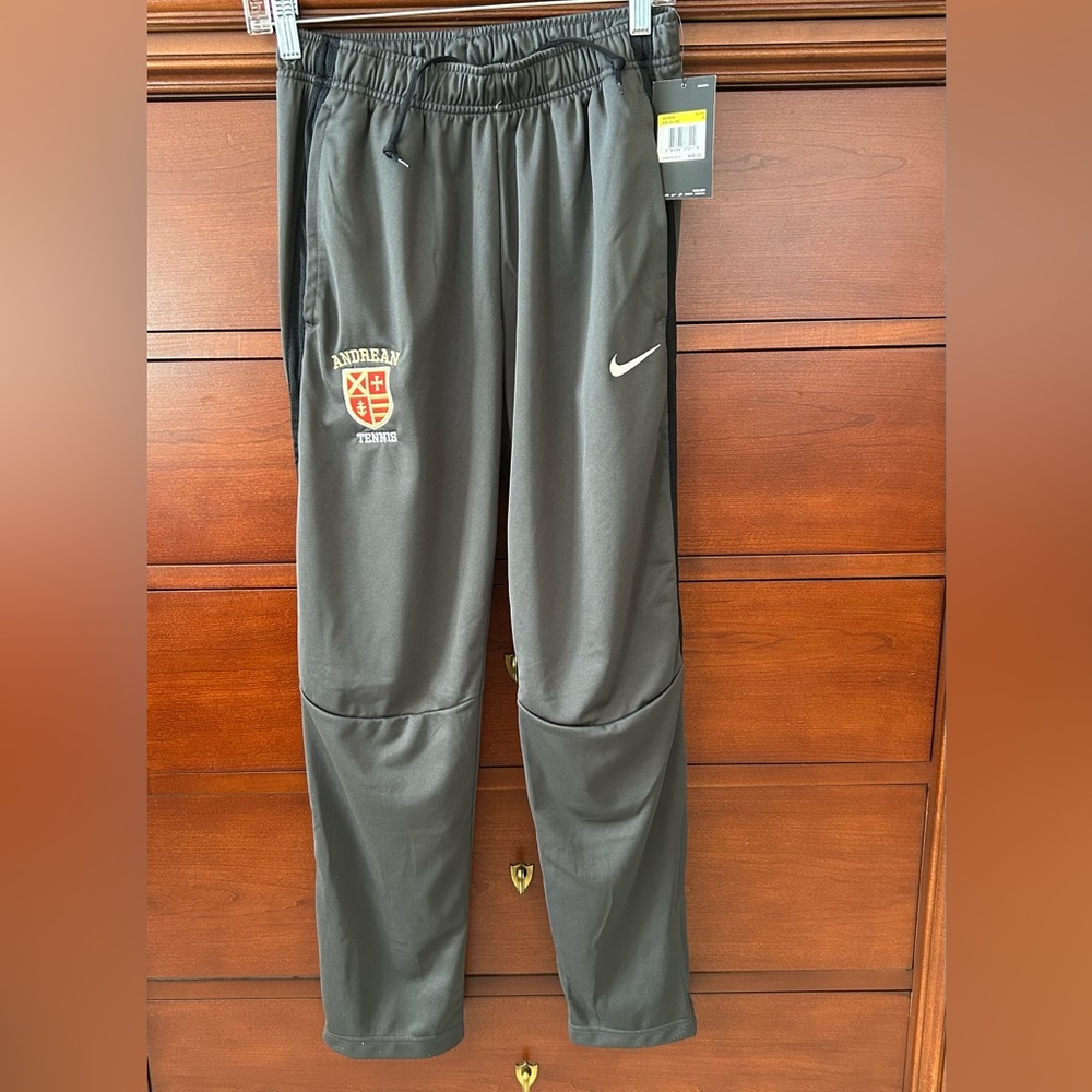 Nike Womens Sports Pants Size  S Andrean High School Tennis  Apparel Dark Gray